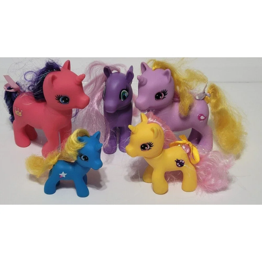 Ponies Mixed Lot of 5 Wonderland Greenbrier Toy Pony READ